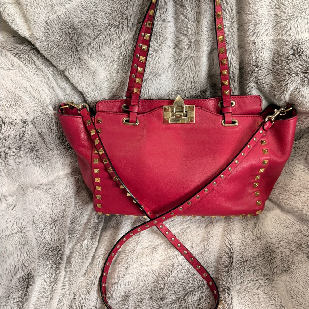 VALENTINO GARAVANI ROCK STUD HANDBAG